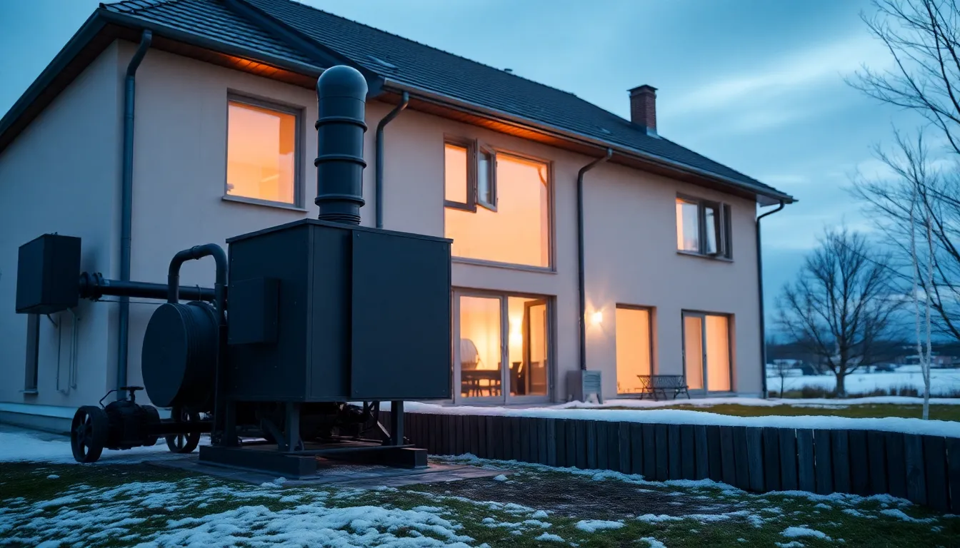 Illustration af Hvad koster det at drive en luft til vand varmepumpe
