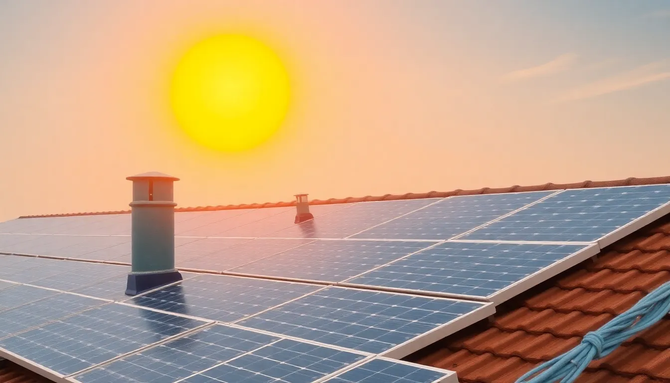 Illustration af Hvor meget strøm laver en solcelle