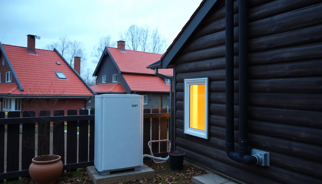 Illustration af Reduceret elafgift varmepumpe 2023 spar penge og energi i hjemmet