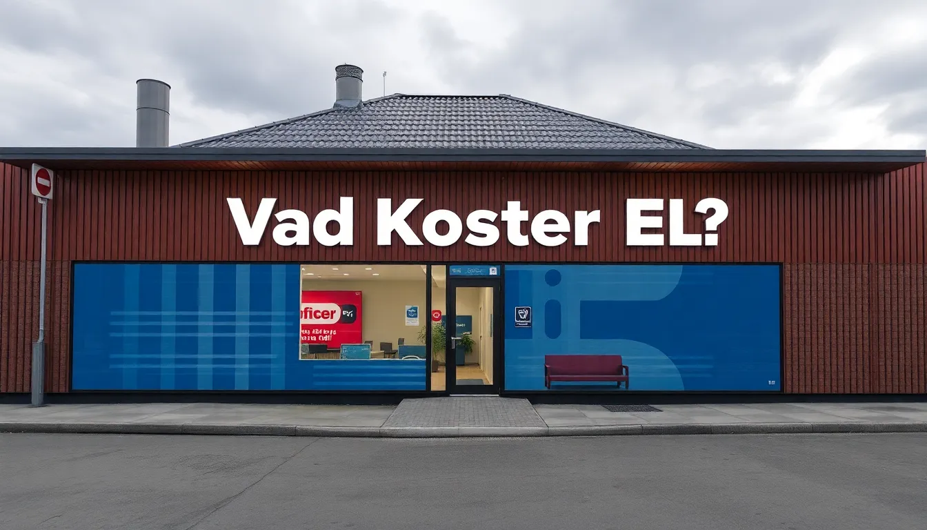 Illustration af Hvad koster el hos ok? Få overblik over priserne