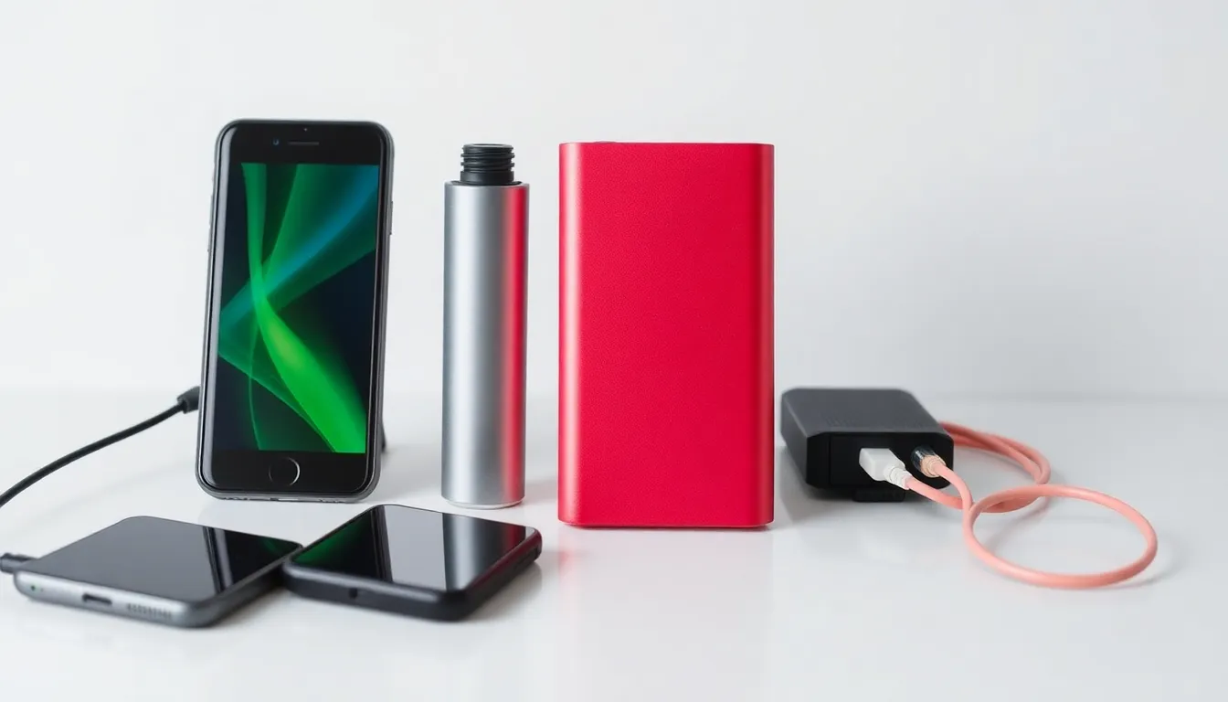 Illustration af hvor længe kan en powerbank holde strøm
