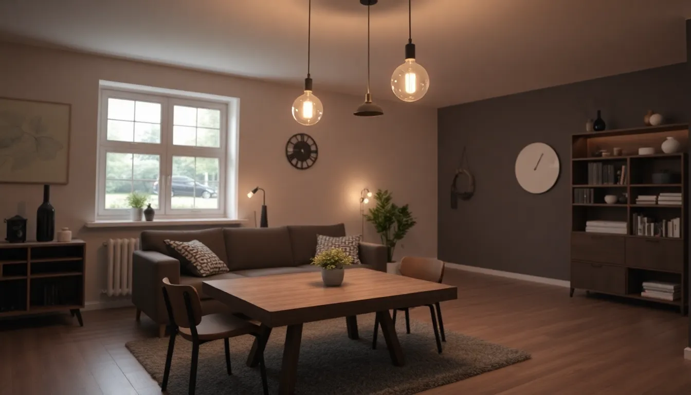 Illustration af hvor mange procent er udgiften til el mindre for en led-pære end for en halogenpære?