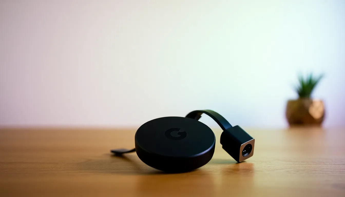 Illustration af skal chromecast have strøm