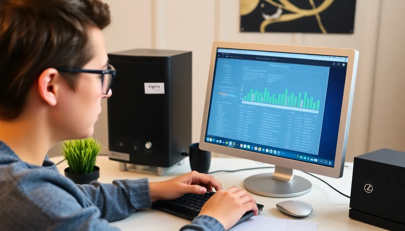 Illustration af hvad koster en computer i strøm om dagen