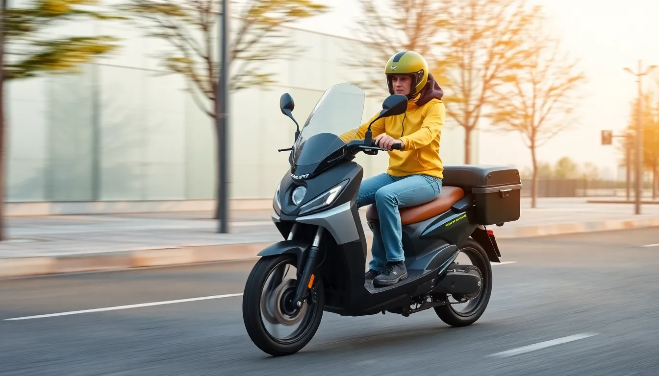 Illustration af hvor hurtigt kører et el løbehjul