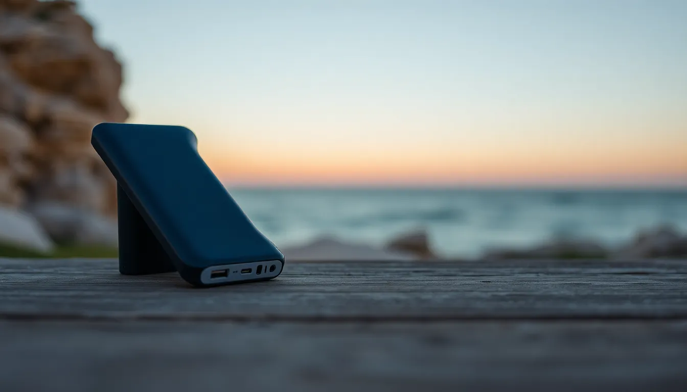 Illustration af hvor længe holder en powerbank strøm