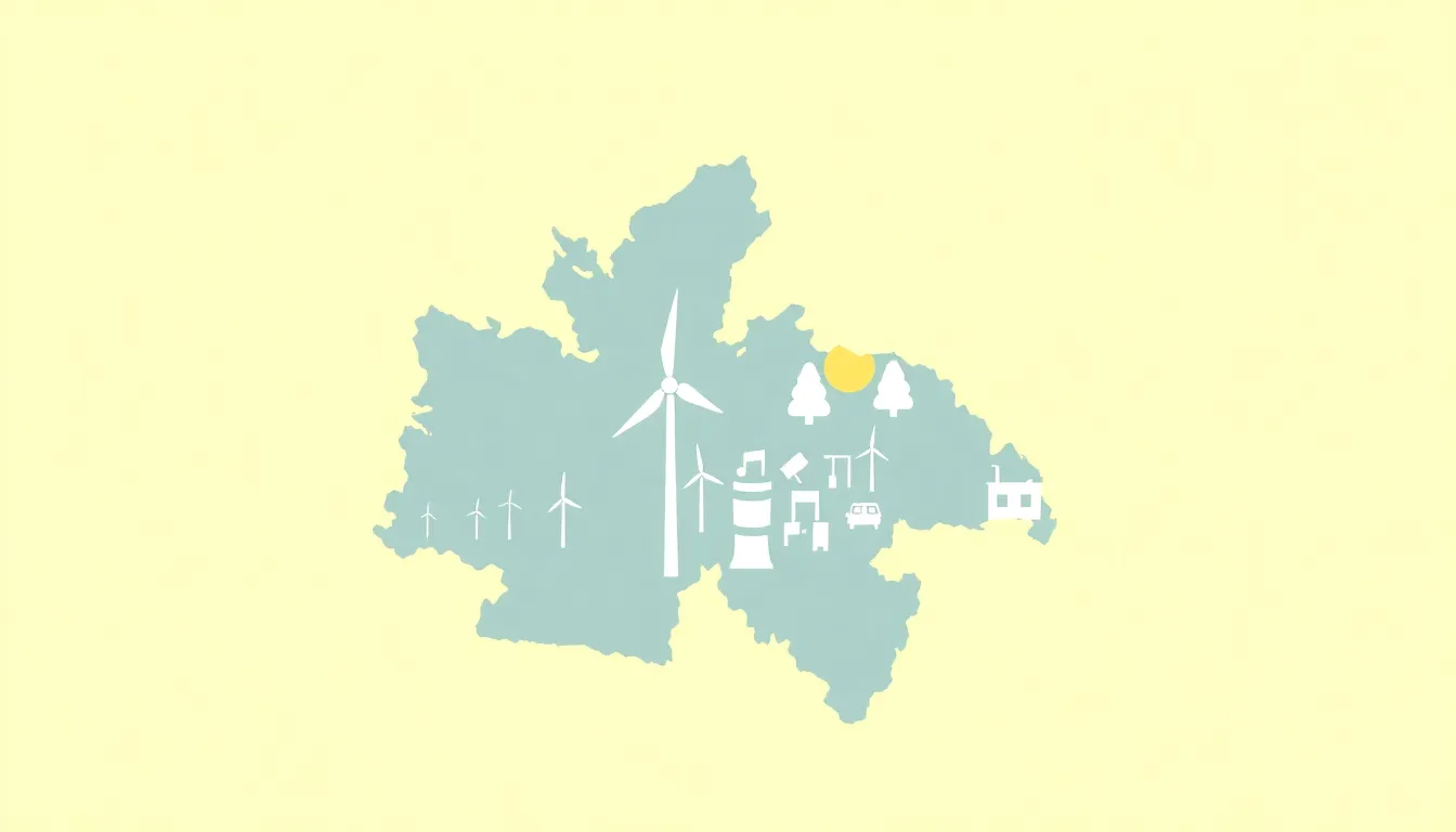 Illustration af hvor meget grøn strøm producerer danmark
