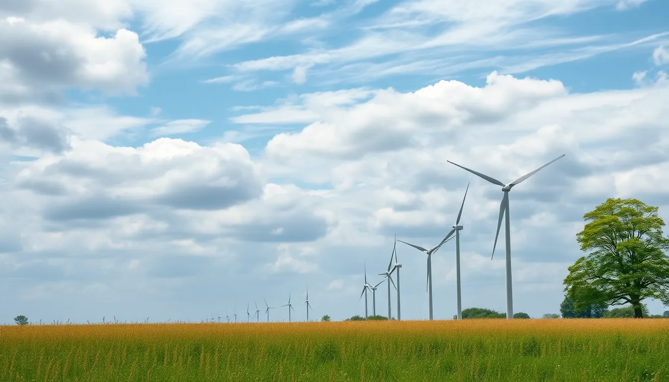 Illustration af hvor meget strøm kommer fra vedvarende energi