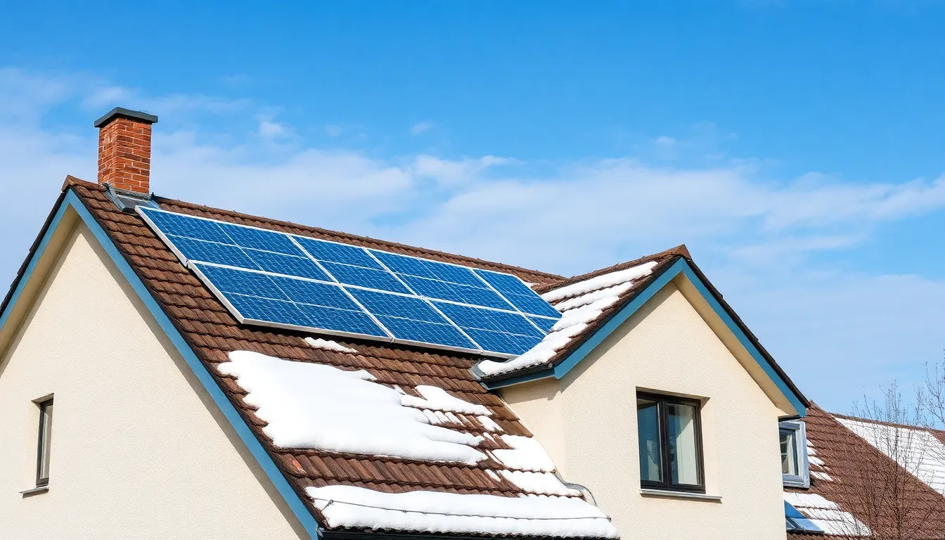 Illustration af hvor meget strøm producerer et 6 kw solcelleanlæg om vinteren