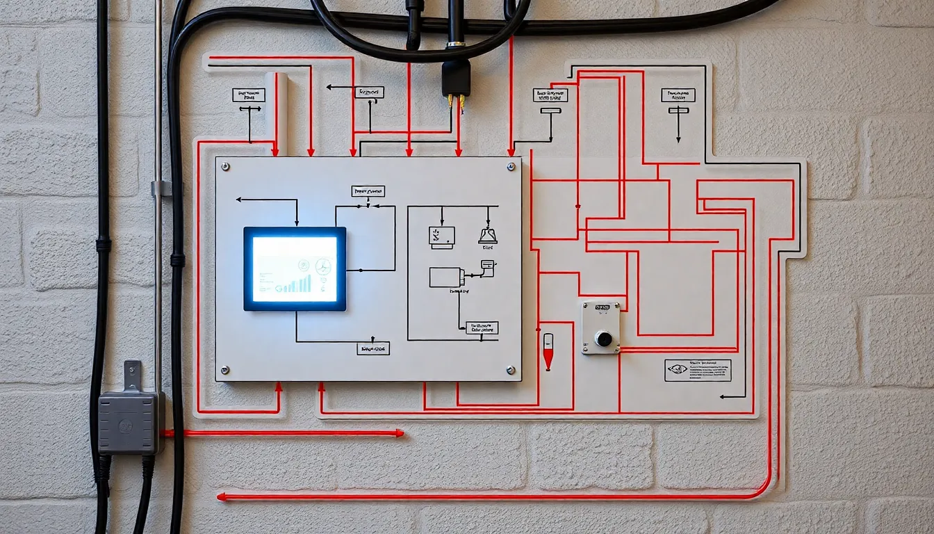 Illustration af hvad er et el diagram