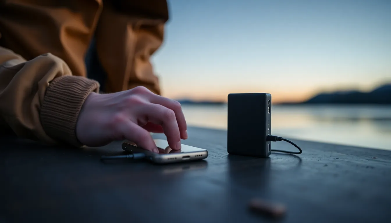Illustration af hvor lang tid holder en powerbank strøm