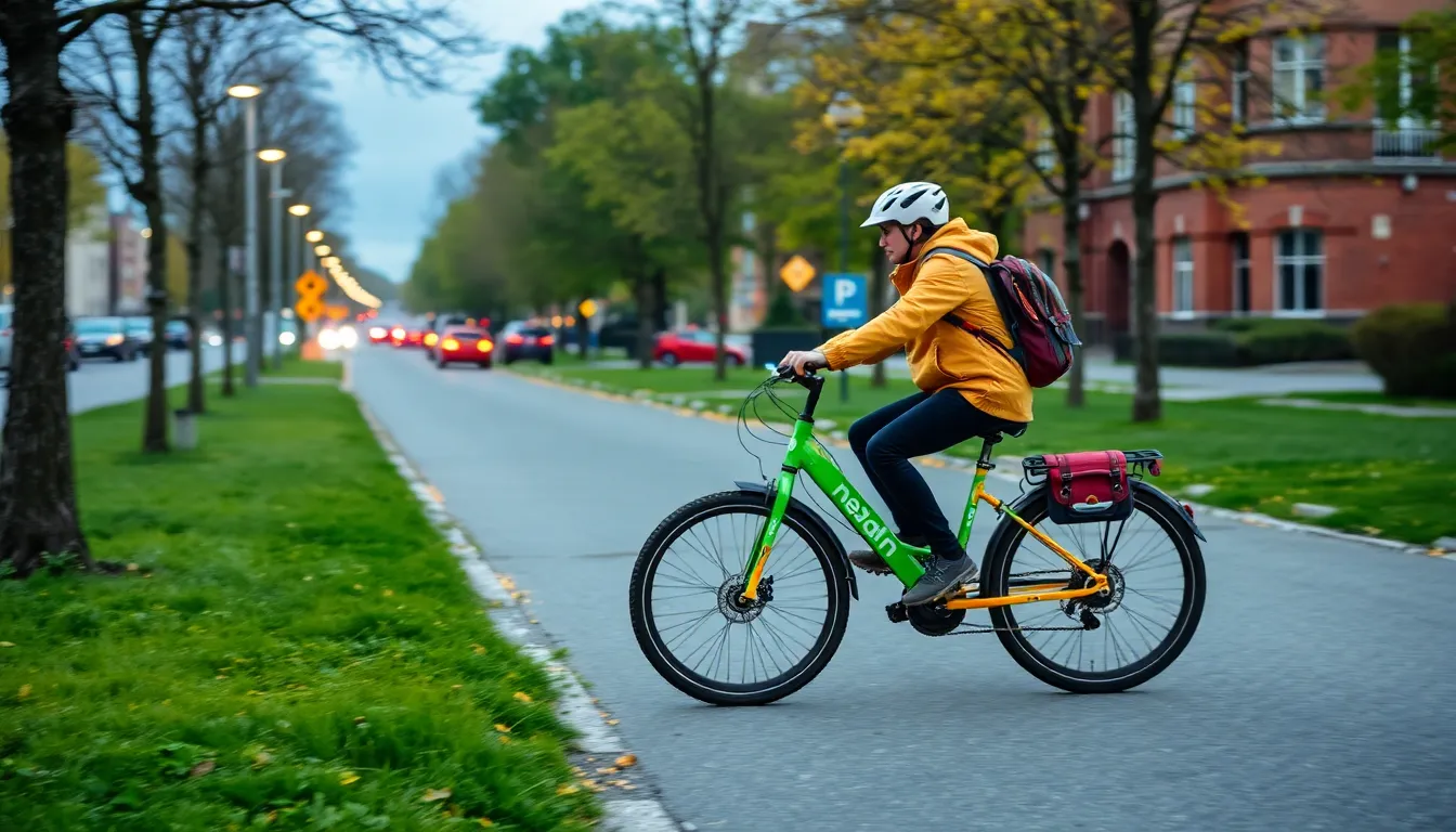 Illustration af hvor langt kan en el ladcykel køre