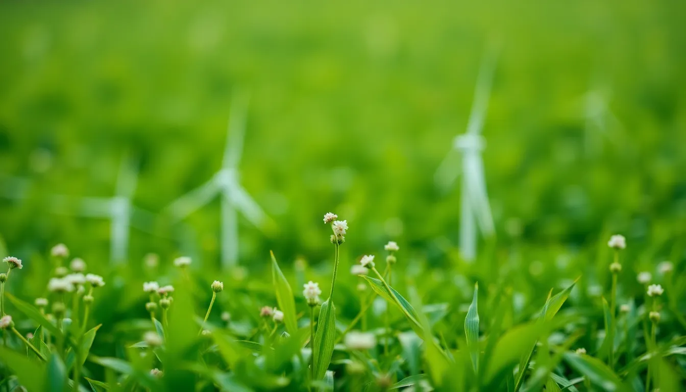 Illustration af hvor mange a strøm er lavet af grøn energi