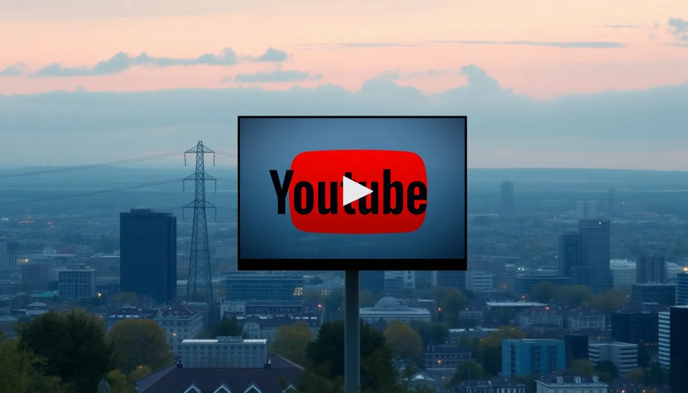 Illustration af hvor meget strøm bruger youtube