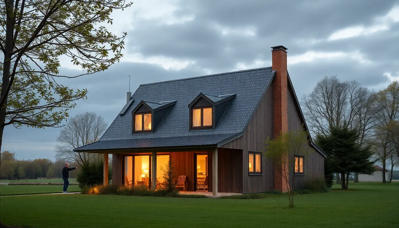 Illustration af hvor mye strøm bruker et hus