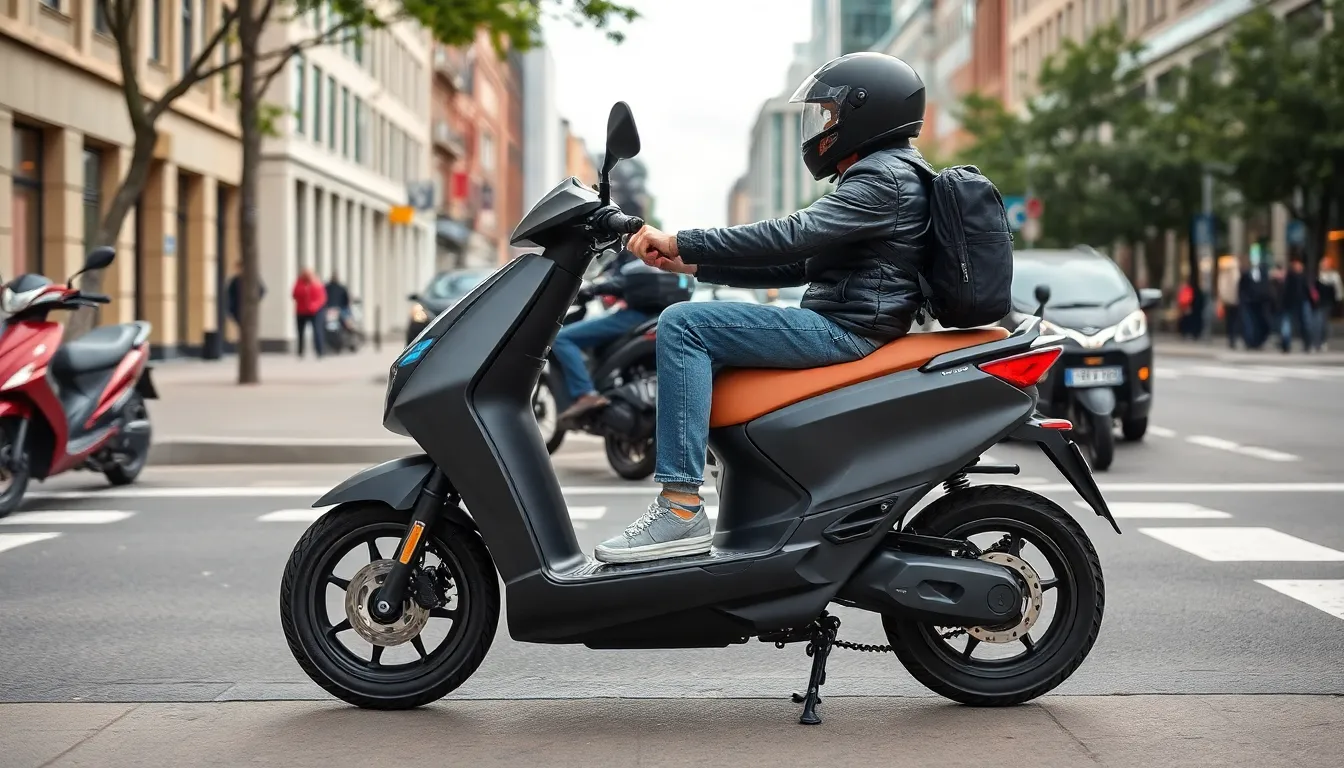 Illustration af hvor skal en el scooter køre