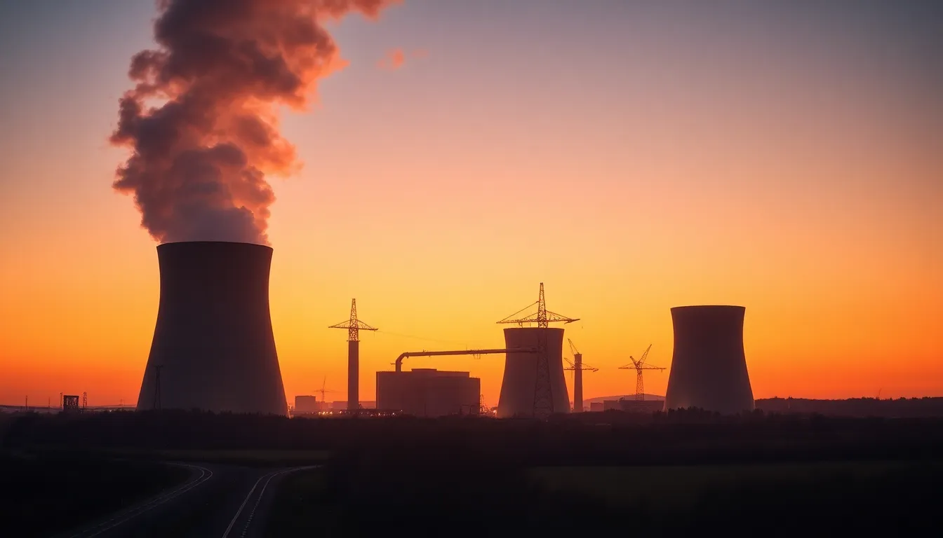 Illustration af hvor meget strøm producere et atomkraftværk