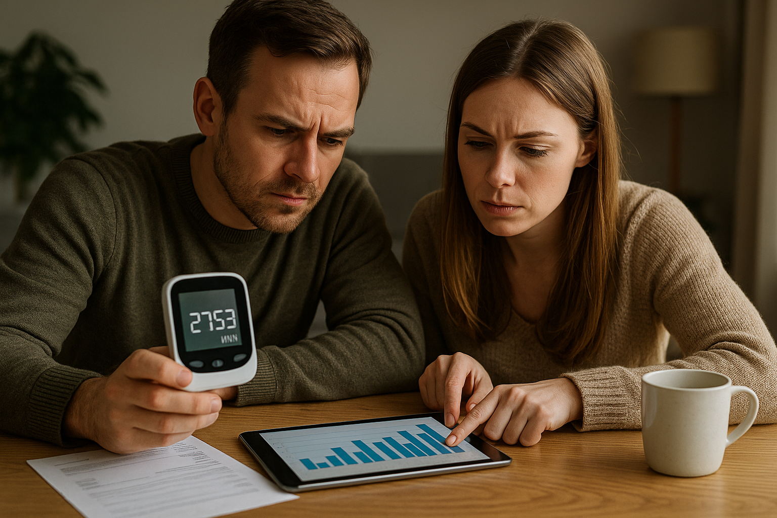 Illustration af hvad bruger 2 personer i el