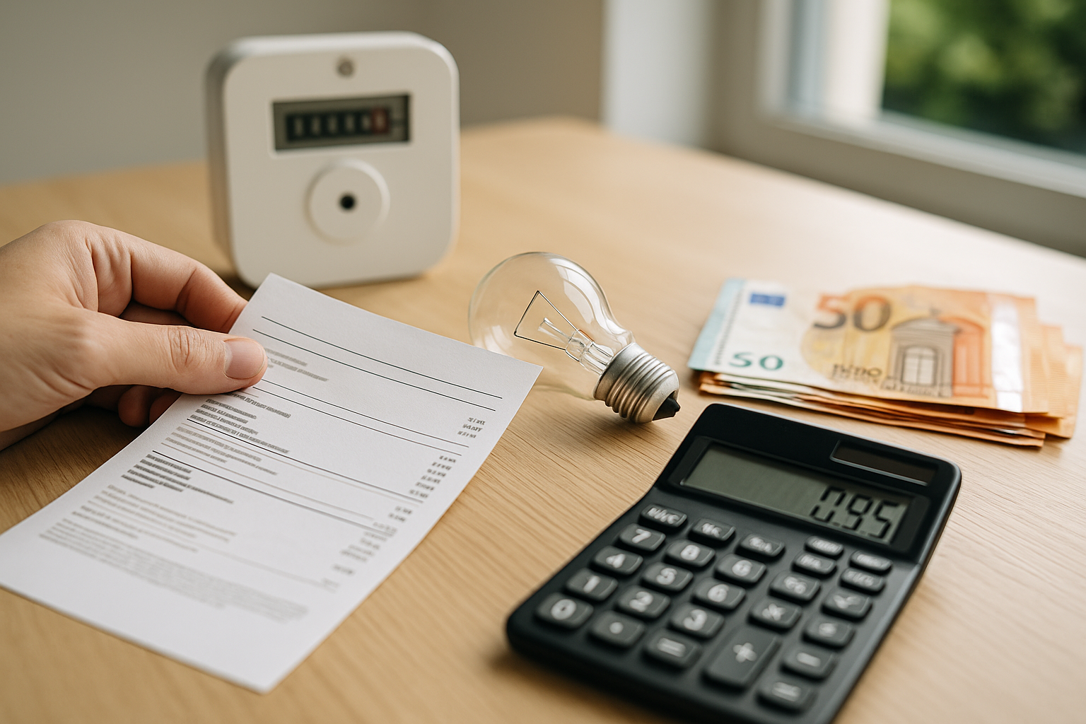 Illustration af hvad koster en kilowat strøm