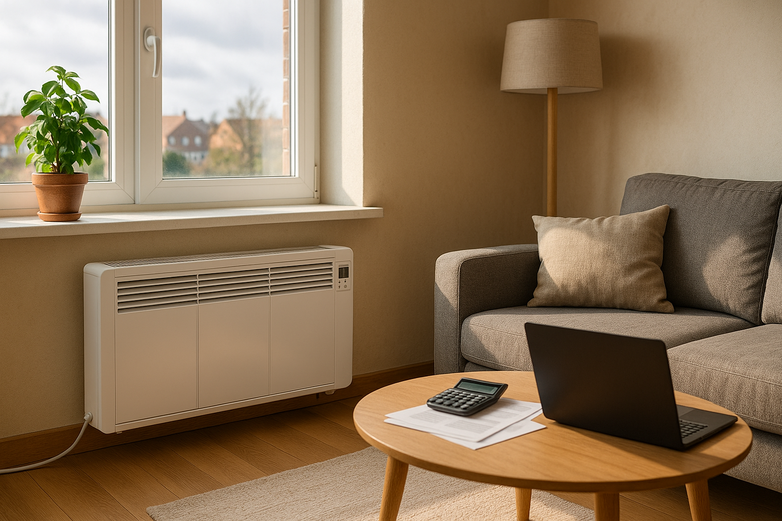 Illustration af hvilken elradiator bruger mindst strøm