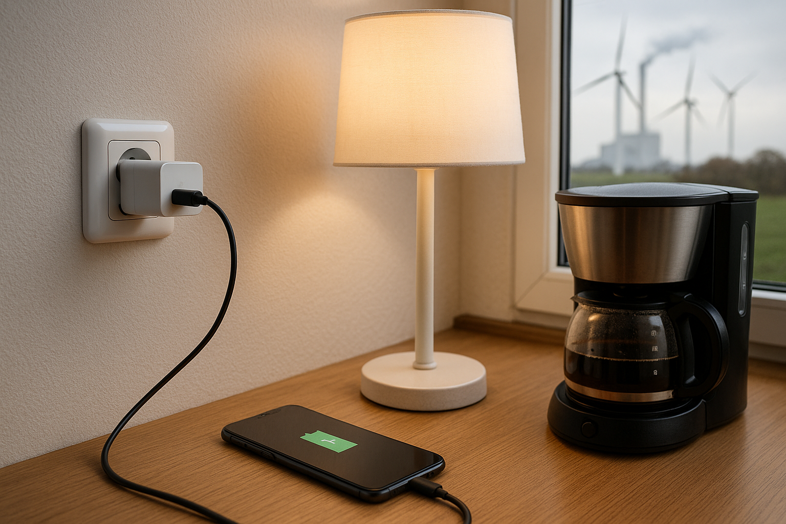 Illustration af hvor får jeg min strøm fra