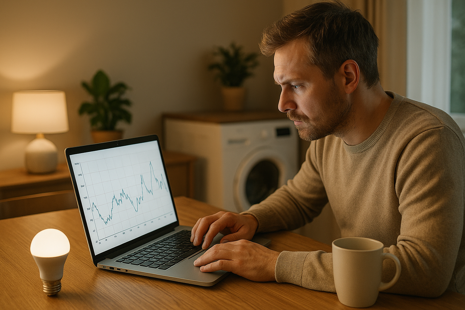 Illustration af hvor kan man følge el priser