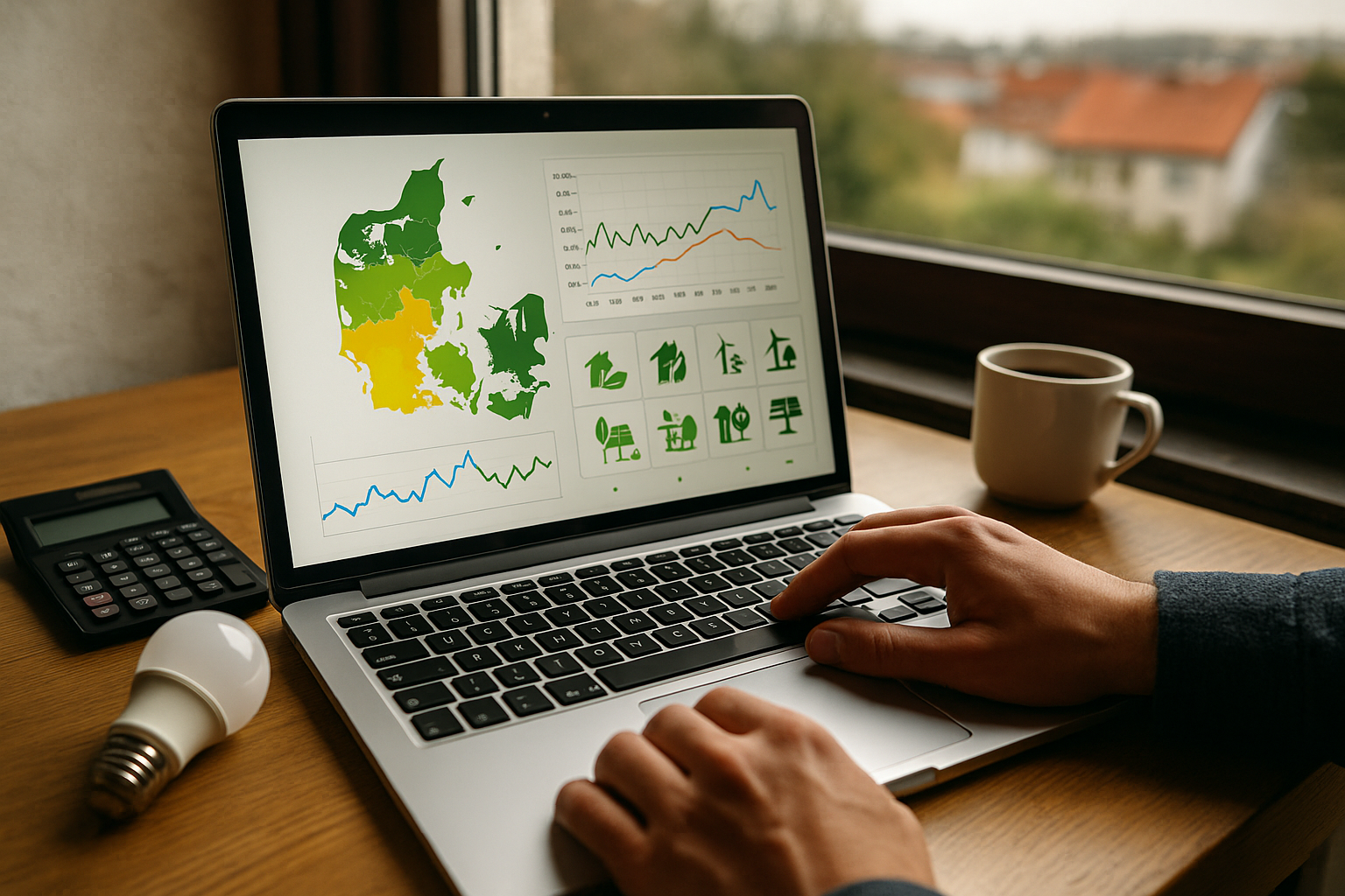 Illustration af hvor kan man se el priser