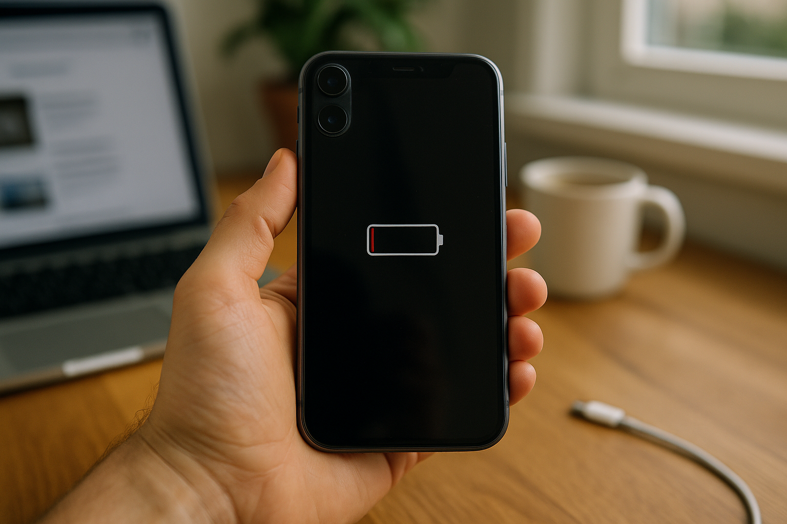 Illustration af hvor lang tid kan en iphone 11 holde strøm