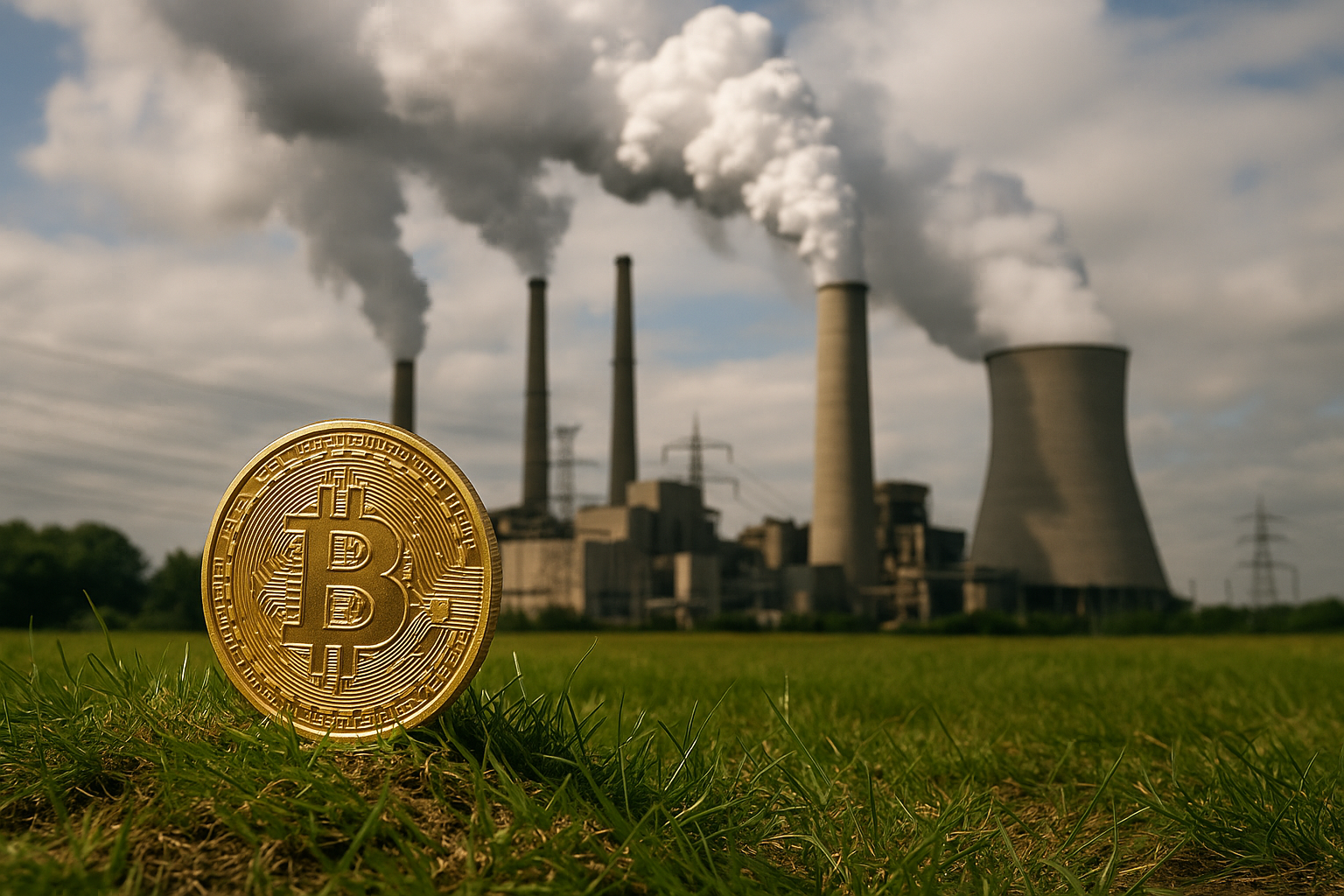 Illustration af hvor meget strøm bruger bitcoin