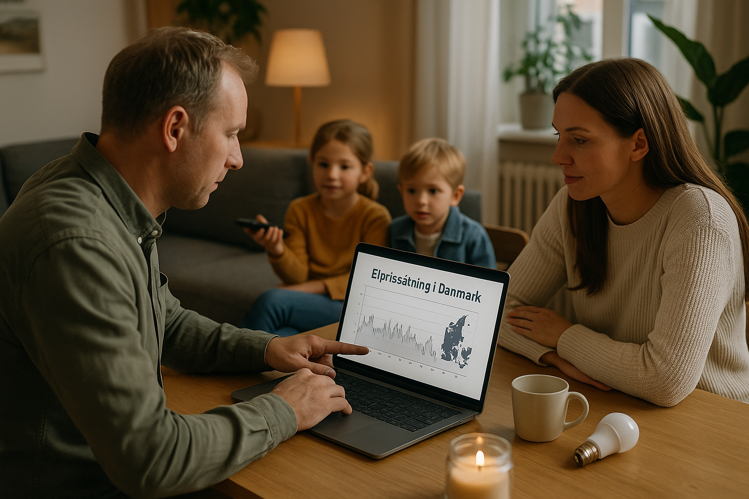 Illustration af hvordan prissættes el