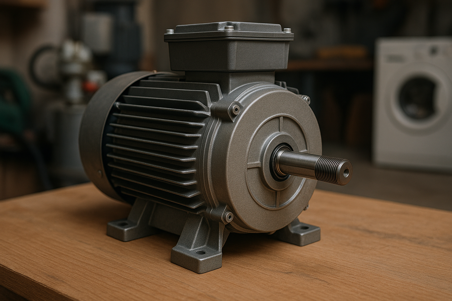 Illustration af hvordan virker en el motor