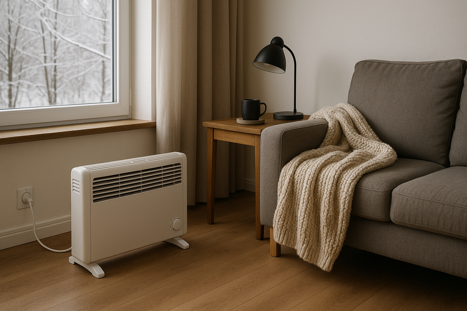 Illustration af hvad bruger en elradiator i strøm