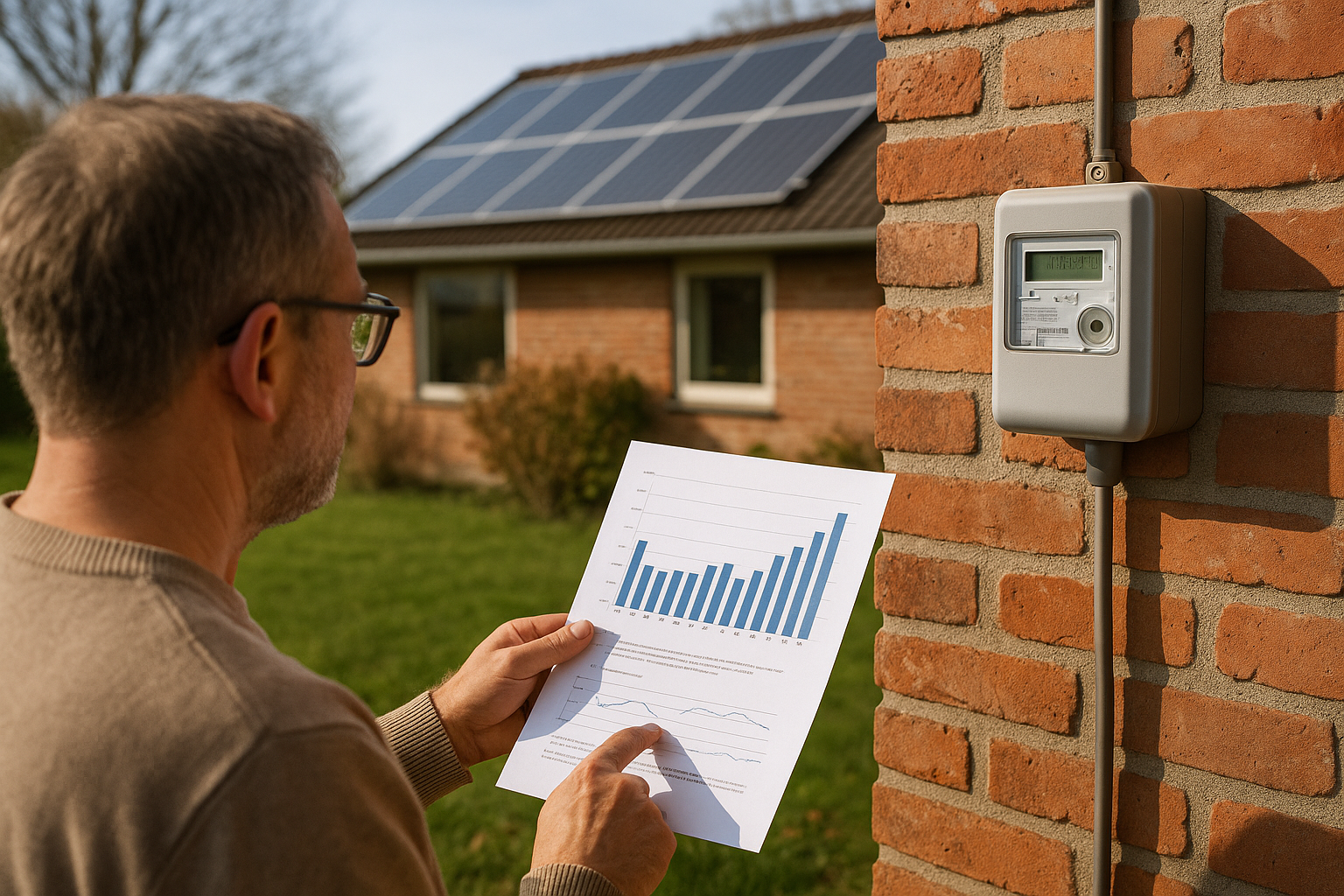 Illustration af hvad bruger en husstand i el om året