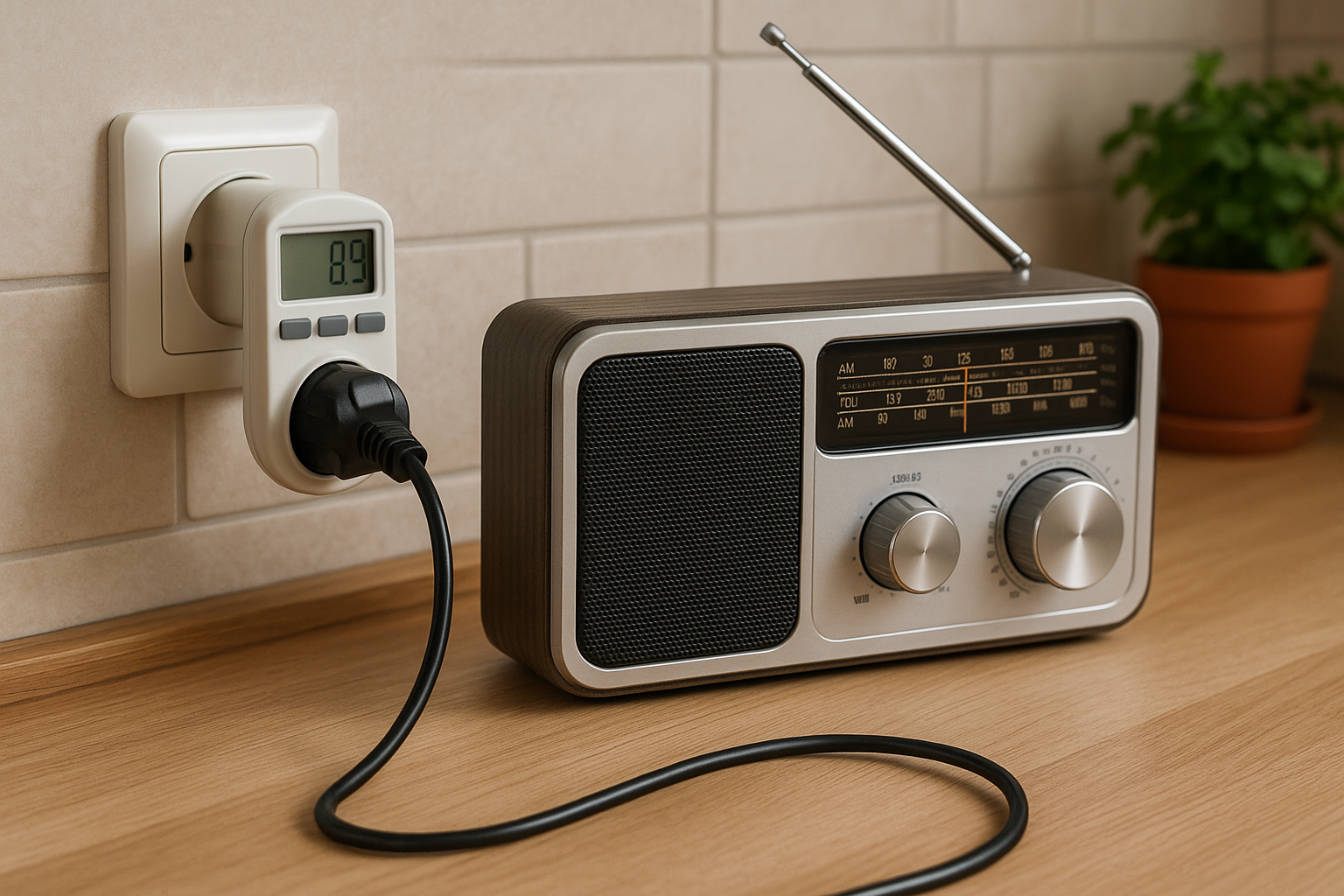 Illustration af hvad bruger en radio i strøm