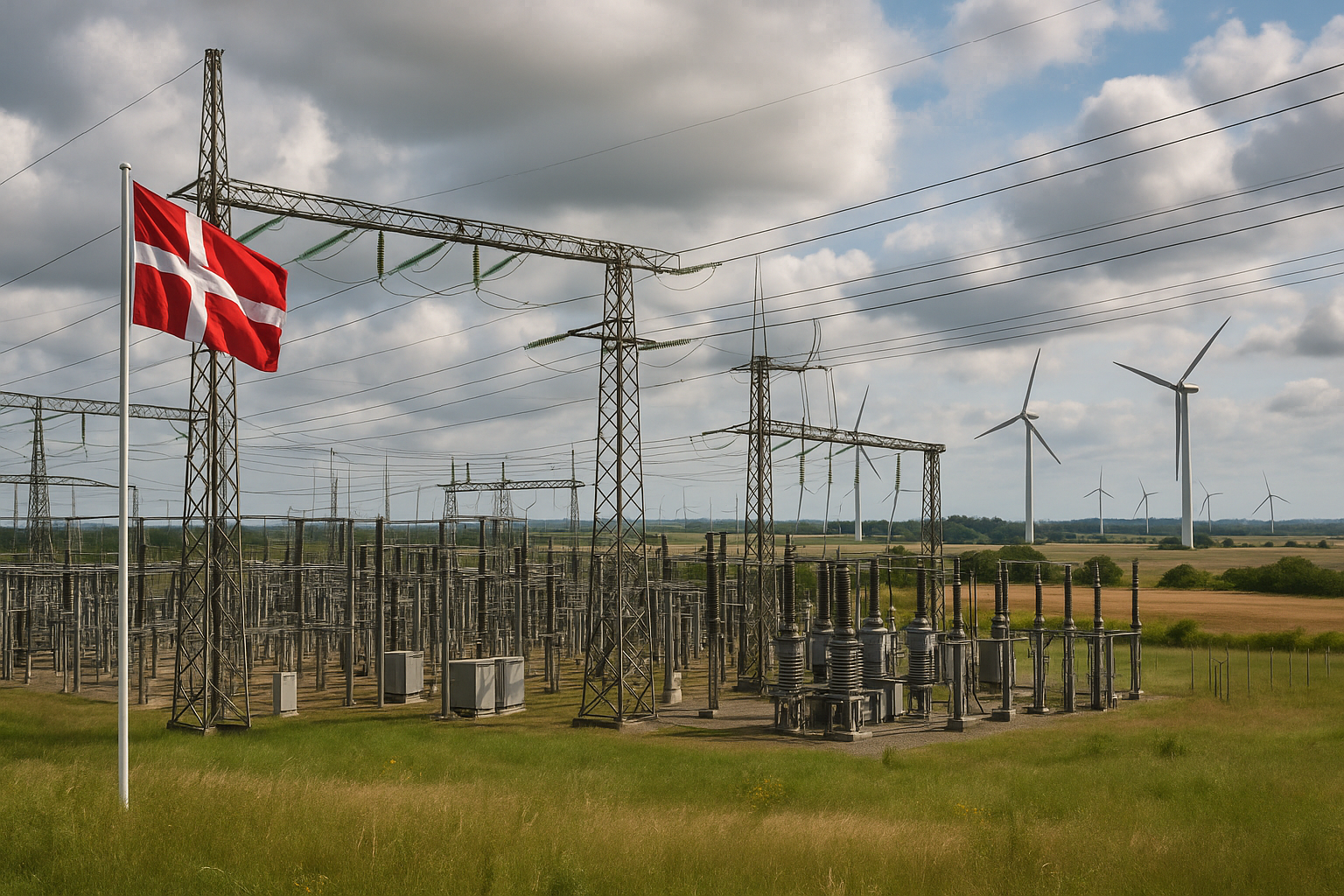 Illustration af hvor køber danmark strøm fra