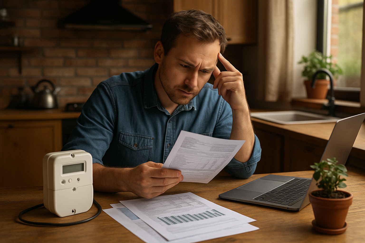 Illustration af hvor meget el om måneden