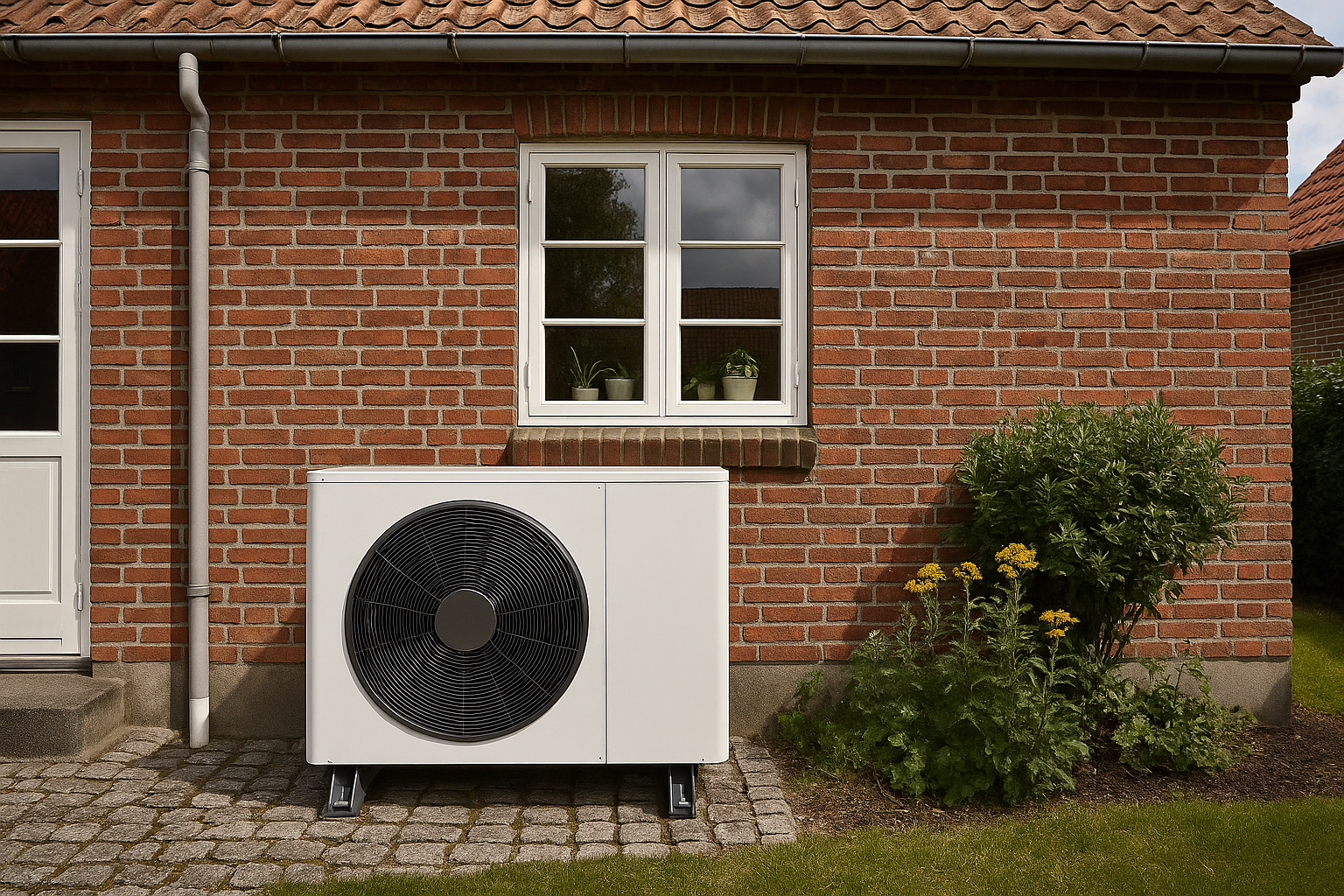 Illustration af hvor mye strøm bruker en varmepumpe