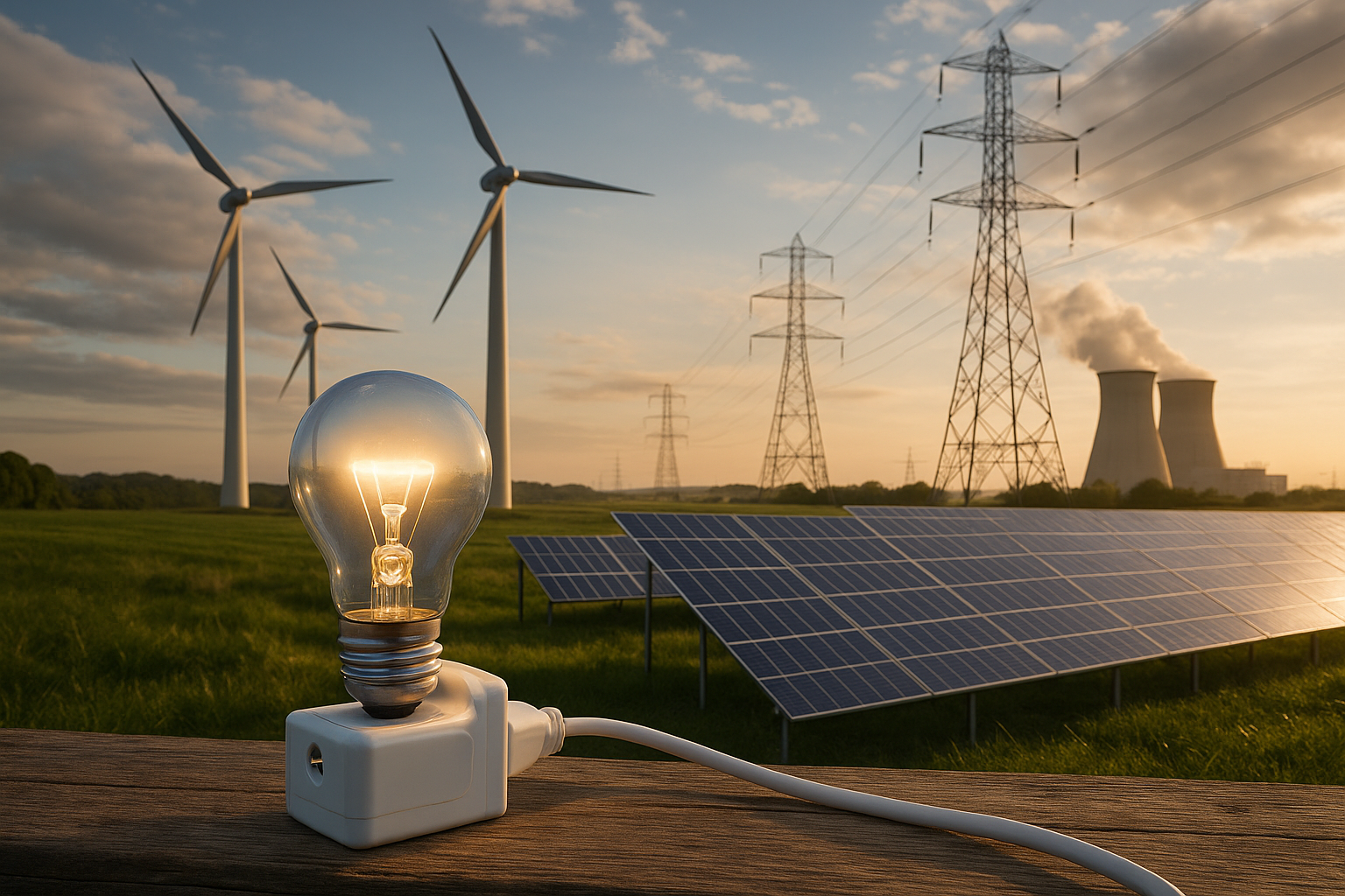 Illustration af hvorfor strøm