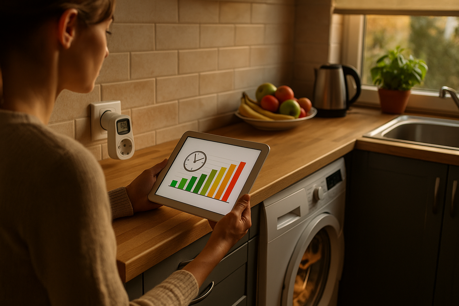 Illustration af hvornår er det billigst at bruge strøm?