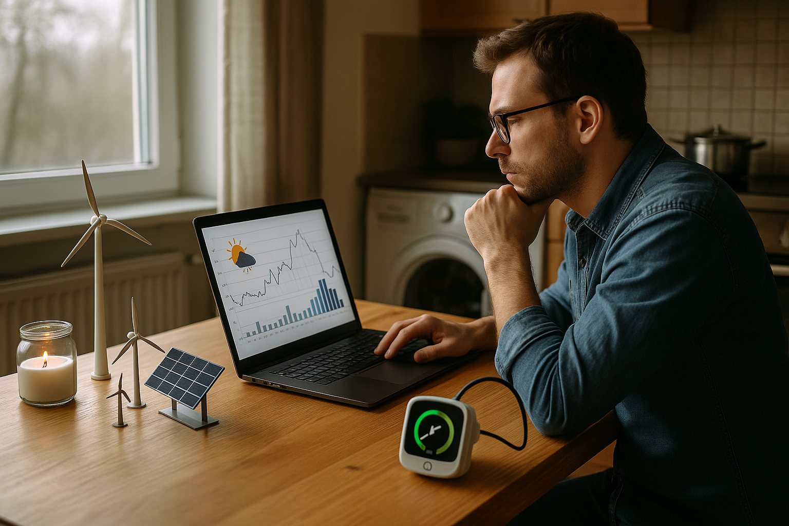 Illustration af hvornår er ok el billigst?