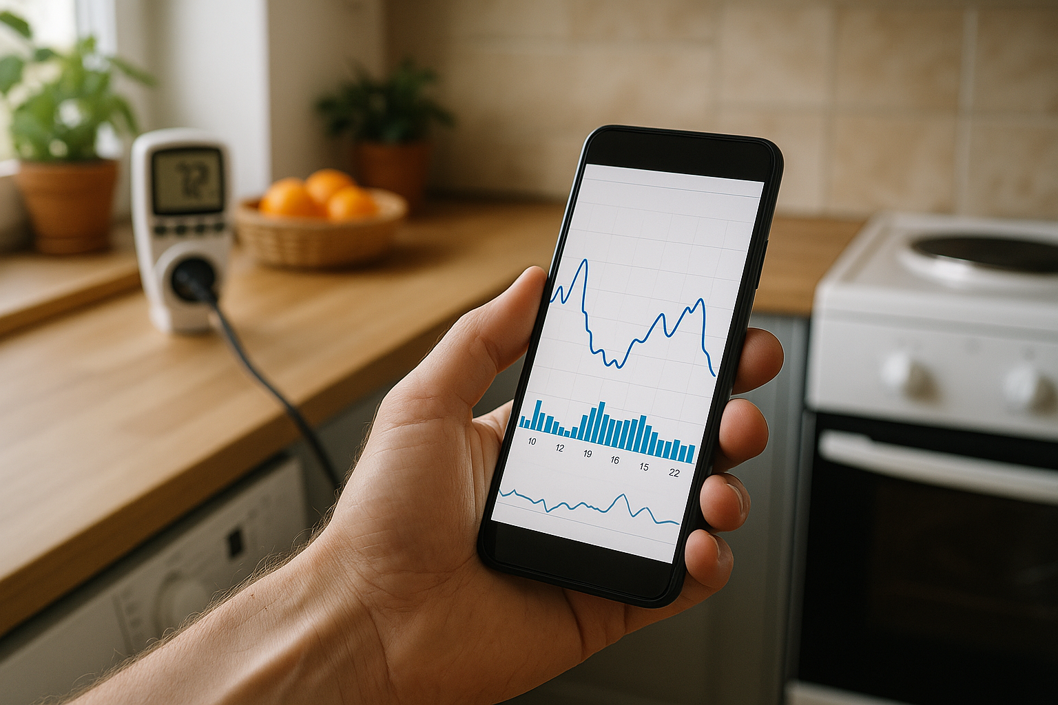 Illustration af se hvornår strøm er billigst