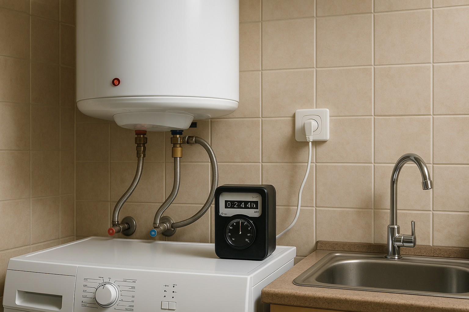 Illustration af hvad koster en vandvarmer i strøm