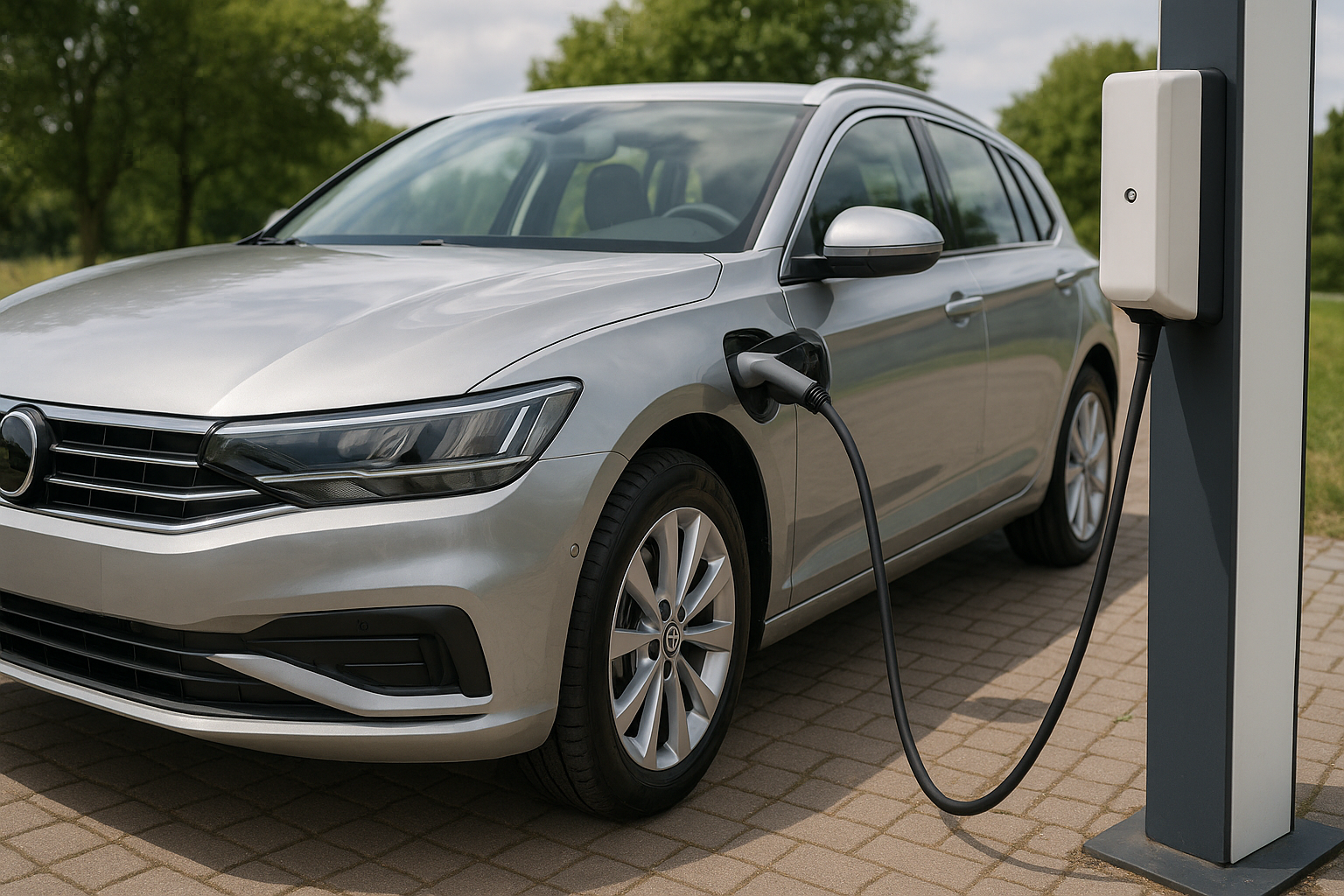 Illustration af hvor langt kan en plug in hybrid køre på el