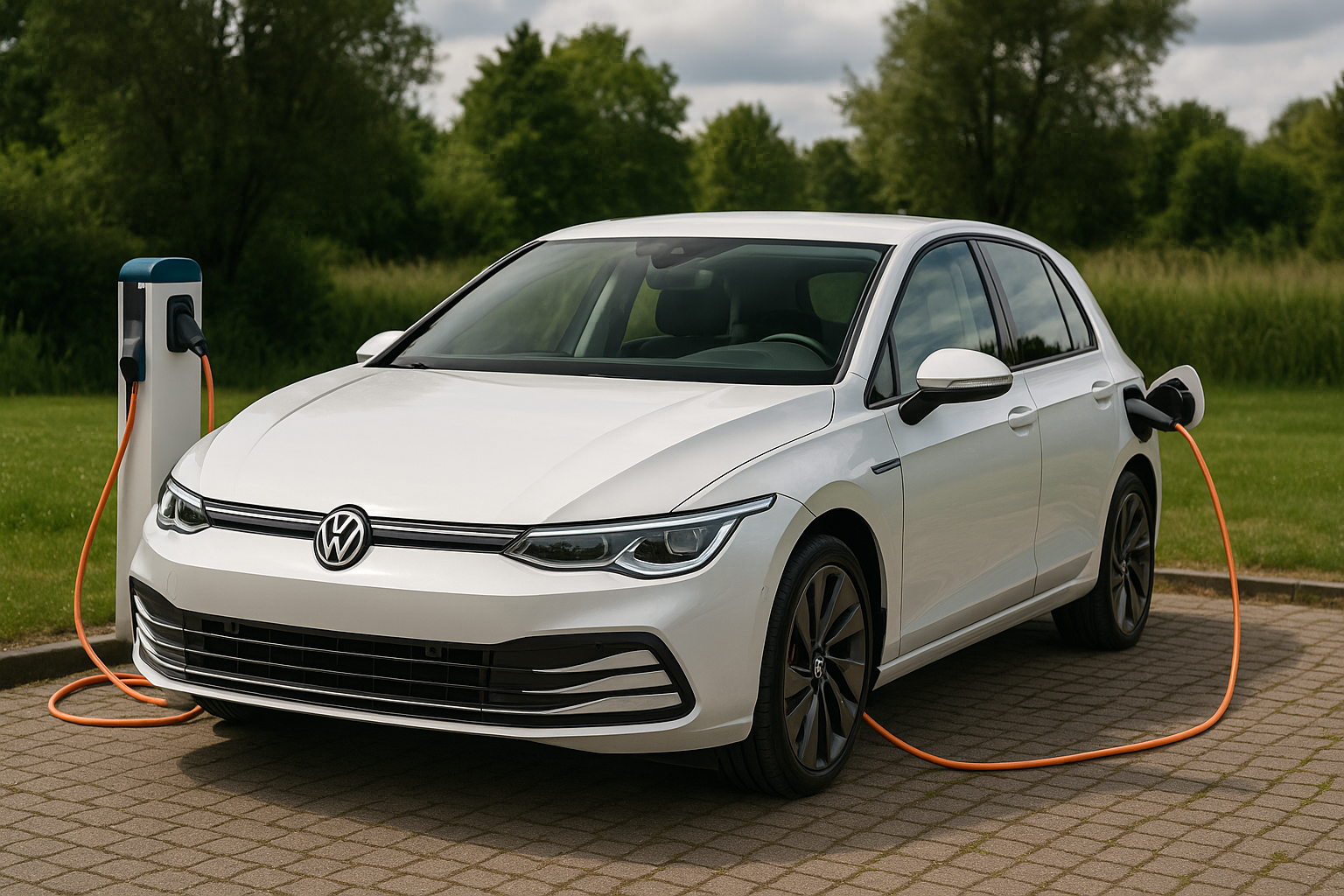 Illustration af hvor langt kan golf ehybrid køre på el