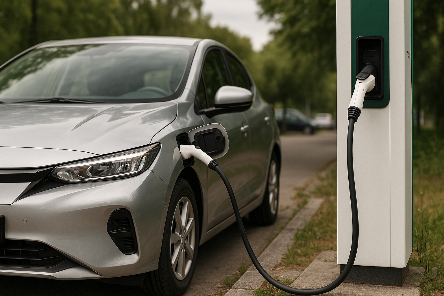 Illustration af hvor meget strøm bruger en bil