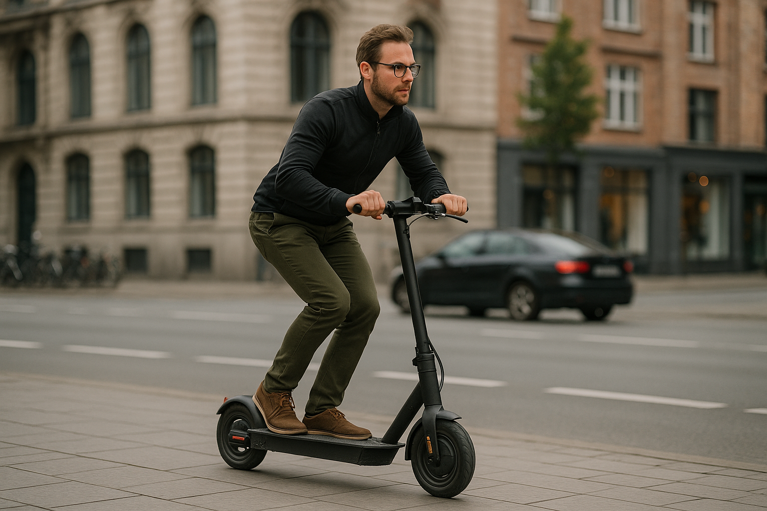 Illustration af hvordan får man en el løbehjul til at køre hurtigere