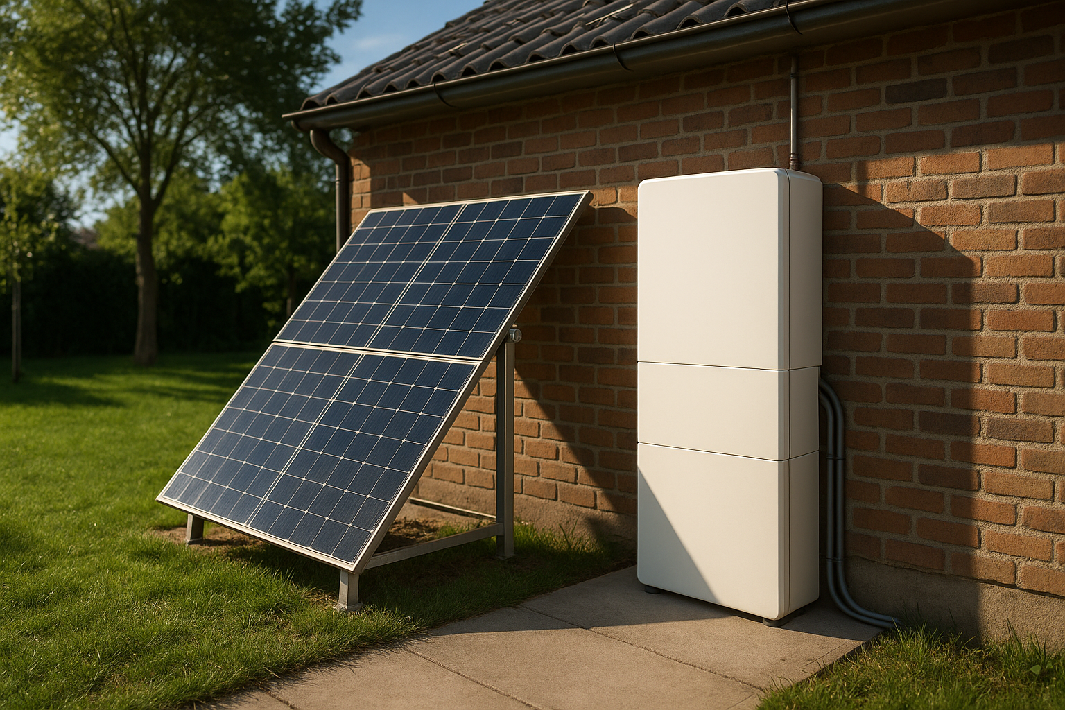 Illustration af hvordan kan vi gemme strøm