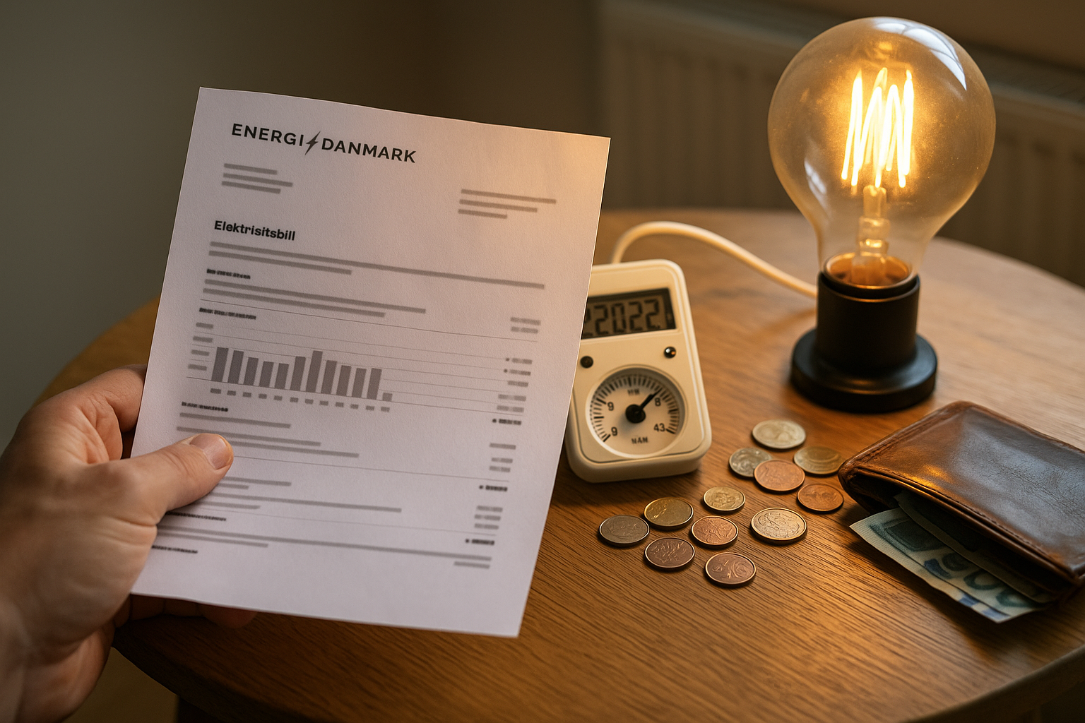 Illustration af hvorfor er strøm dyrt i dag