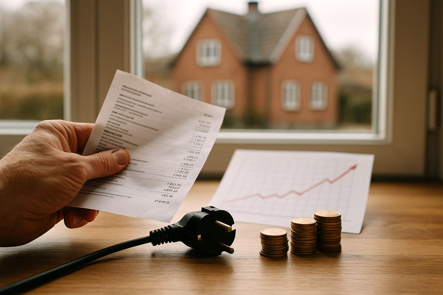 Illustration af hvorfor koster el så meget