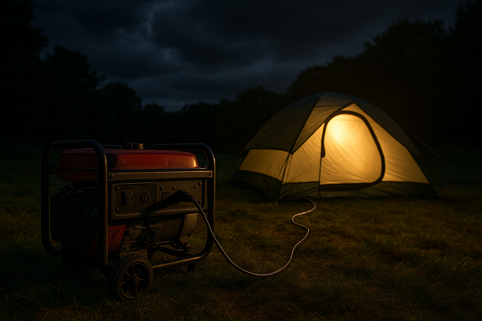 Illustration af hvorfor laver en generator strøm